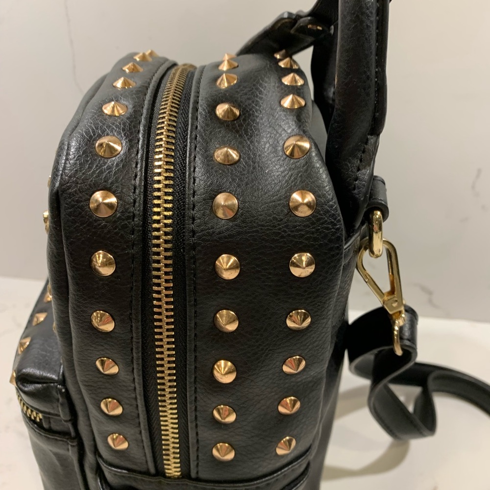 Bebe Stud And Rhinestone Mini Backpack - image 4
